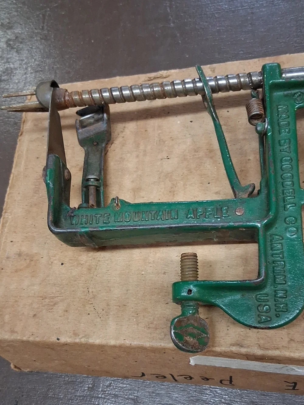 Vintage Apple Peeler‎ Antique White Mountain Goodell Antrim NH USA